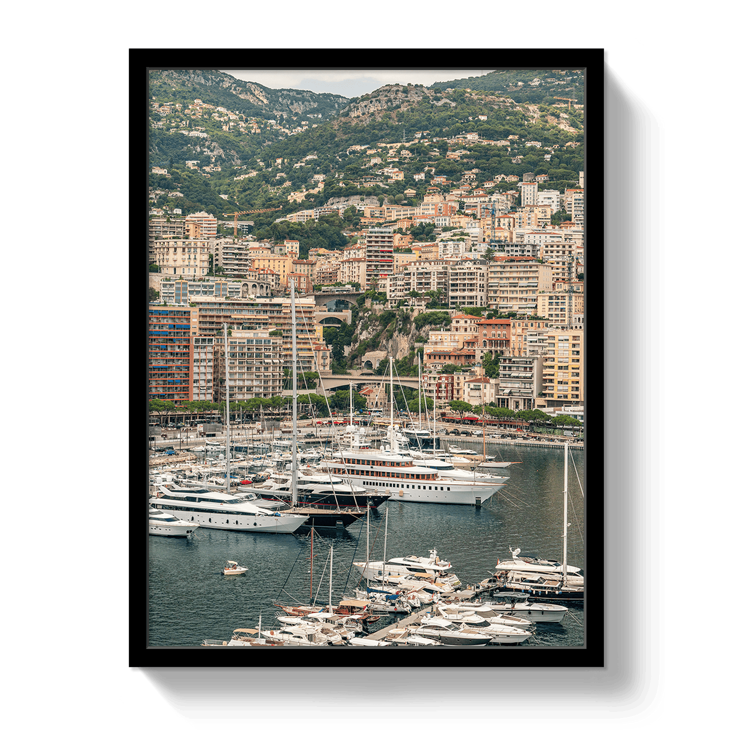 Johnny Vacay Black / 11x14 / Full Bleed Monaco