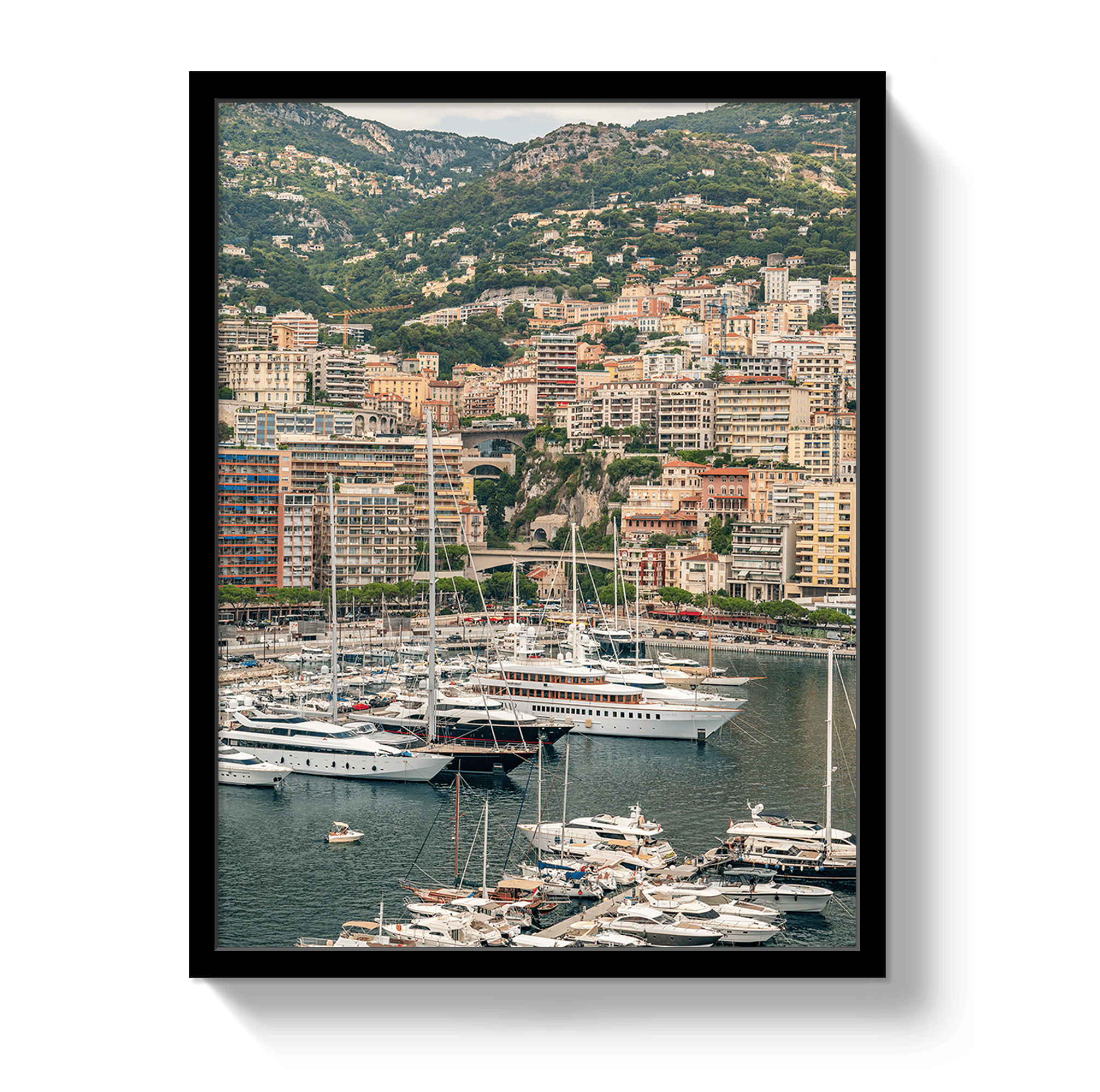Johnny Vacay Black / 11x14 / Full Bleed Monaco
