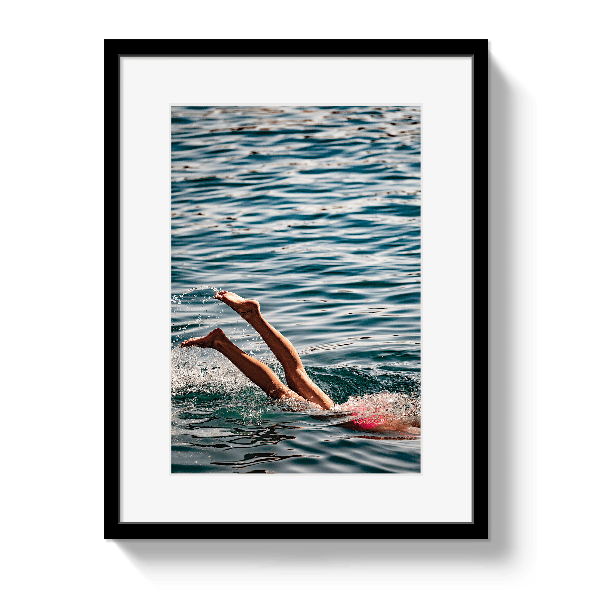 Johnny Vacay Black / 11x14 / Matte Joy Of Life