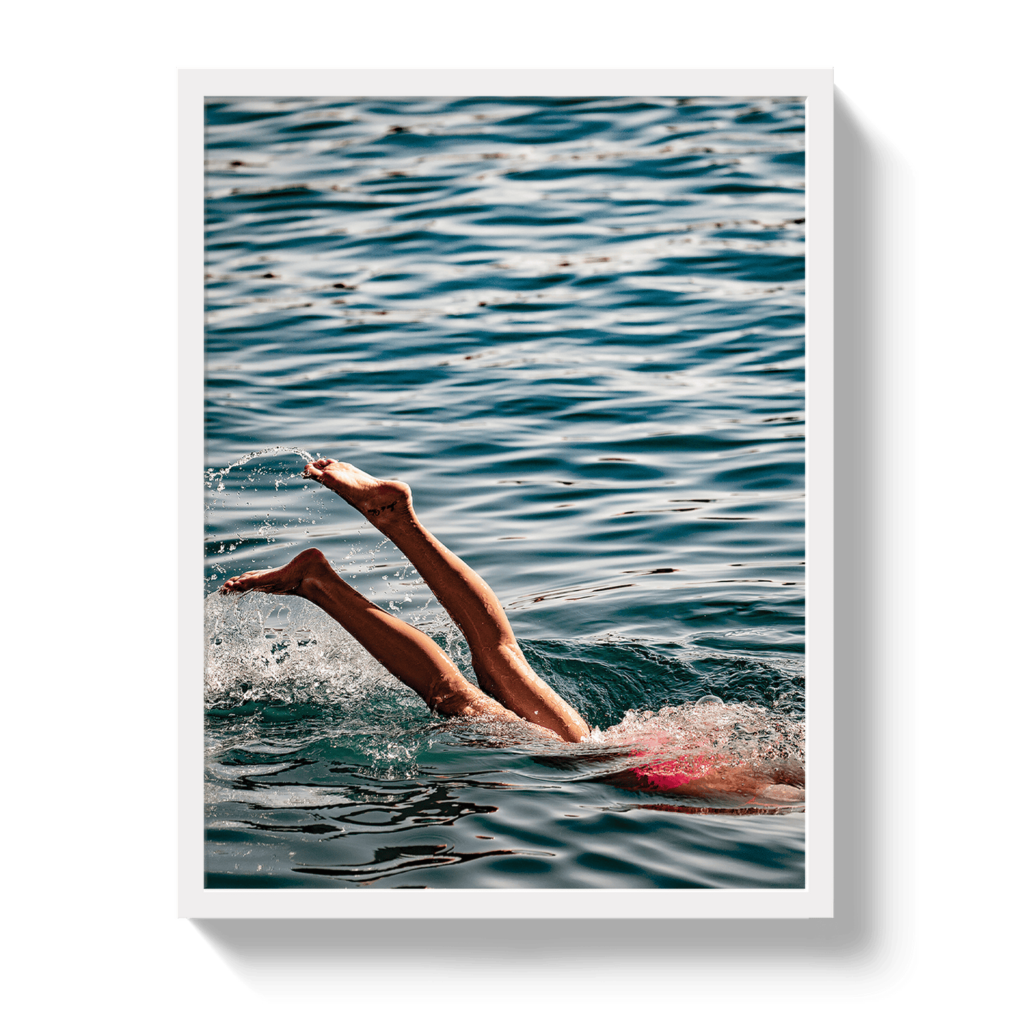 Johnny Vacay White / 11x14 / Full Bleed Joy Of Life