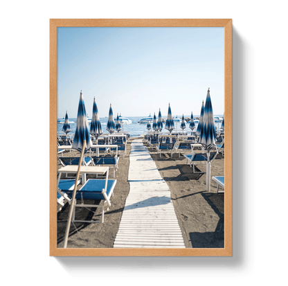 Johnny Vacay Oak / 11x14 / Full Bleed Amalfi Avenue