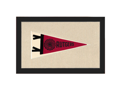 Vintage Rutgers University Pennant