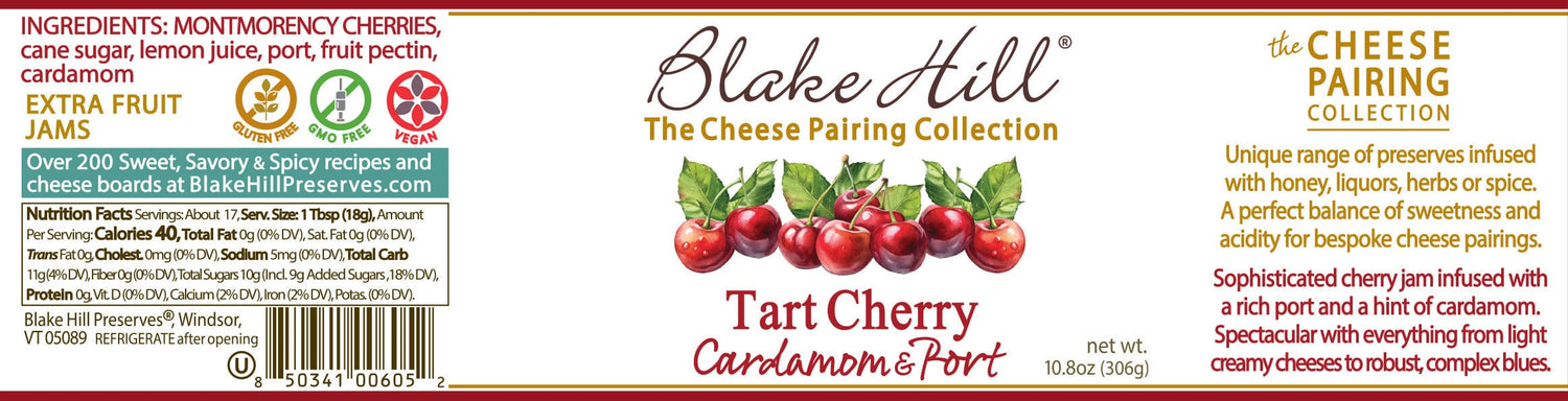 Blake Hill Preserves jam Tart Cherry with Cardamom &amp; Port