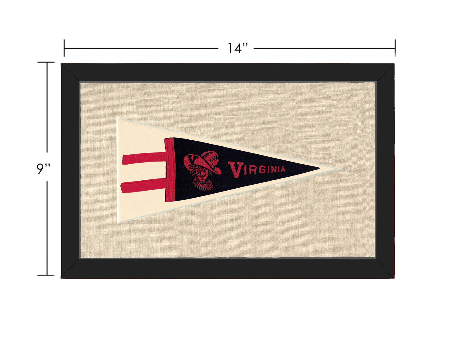 Vintage University of Virginia Pennant
