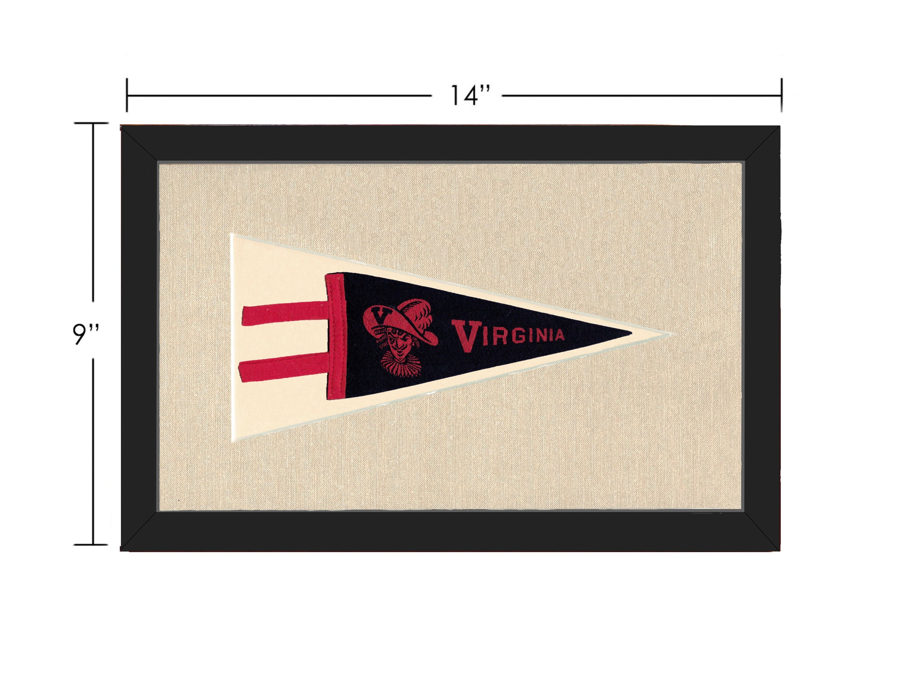 Vintage University of Virginia Pennant