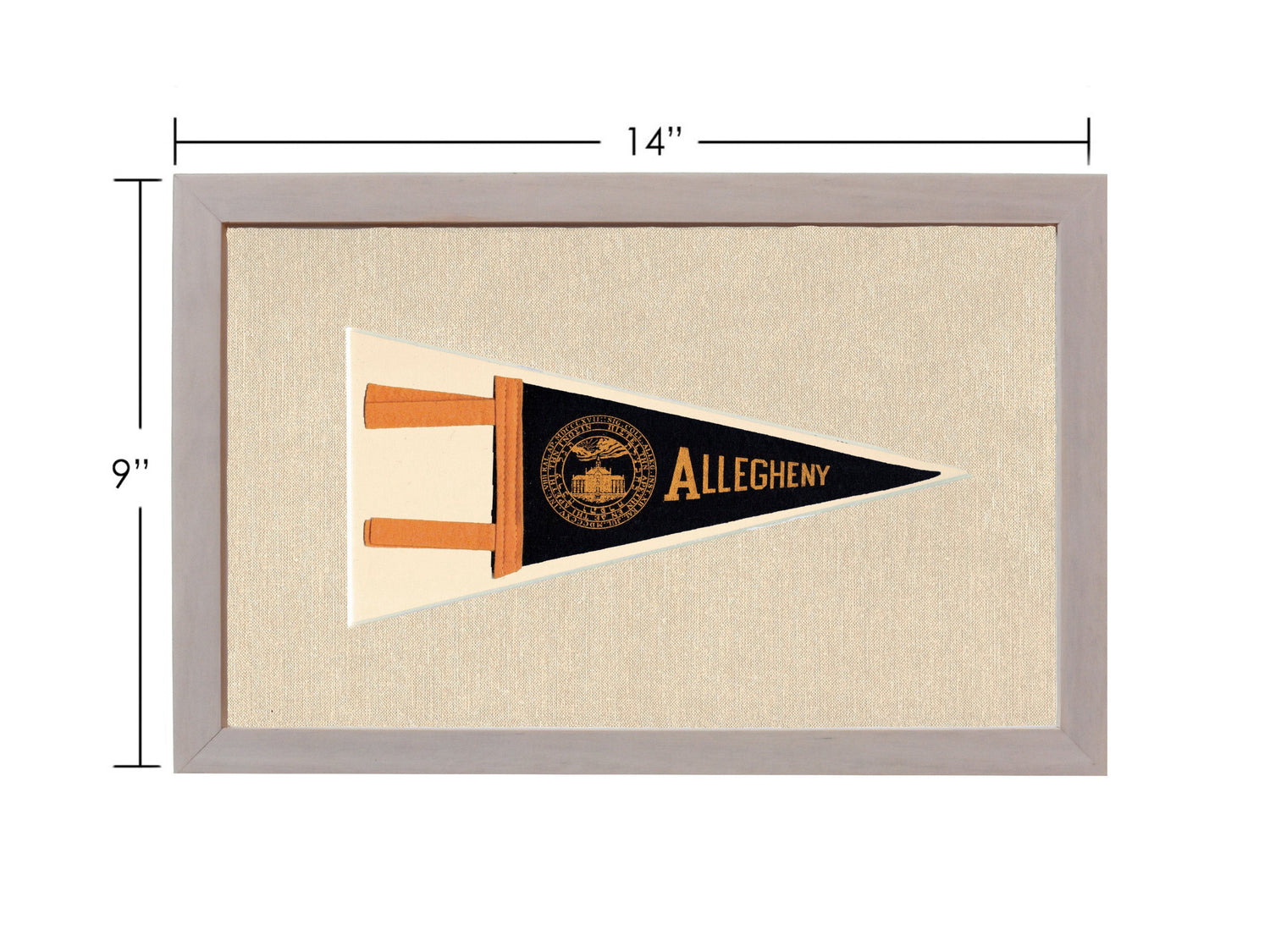 Vintage Allegheny College Pennant