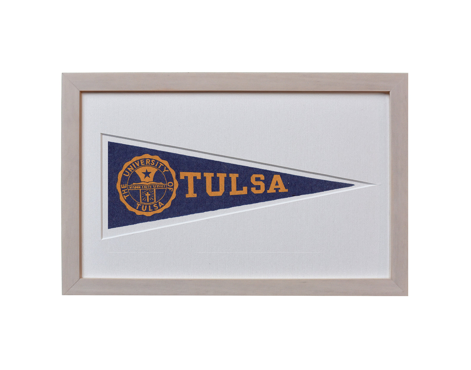 Vintage Tulsa University Hormel Pennant