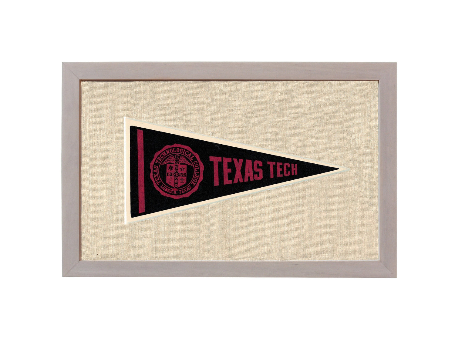 Americana Memories Vintage Pennants and Memorabilia Vintage Texas Tech Pennant