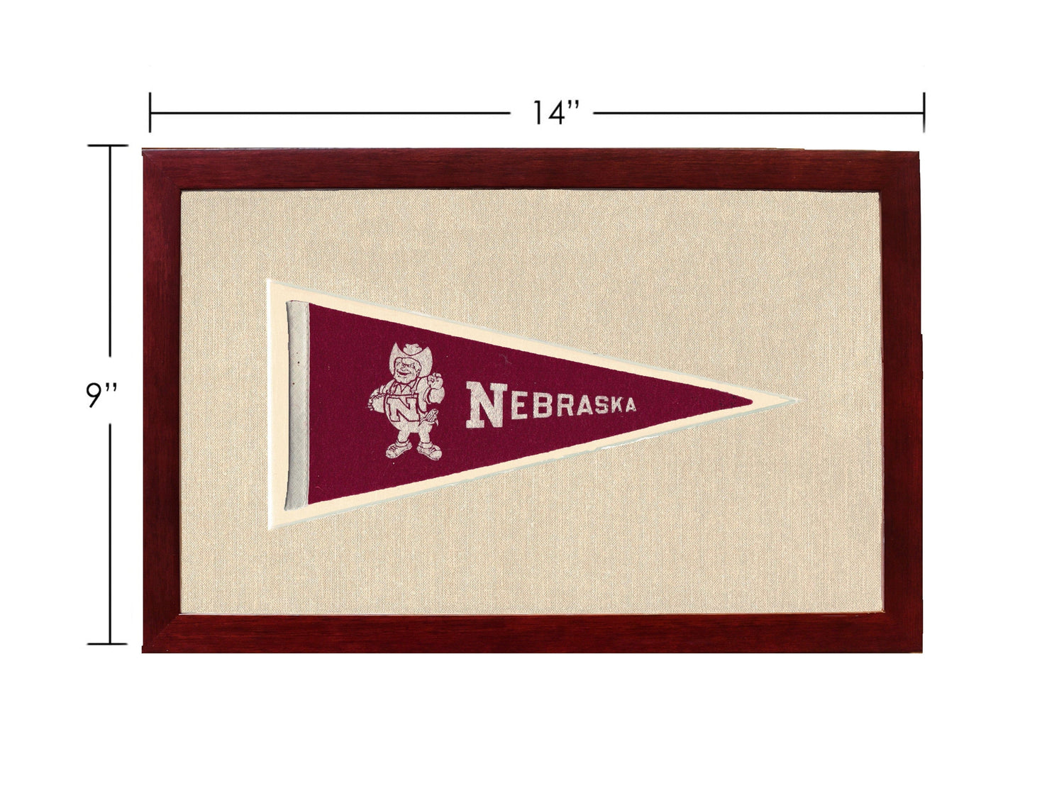 Americana Memories Vintage Pennants and Memorabilia Vintage University of Nebraska Pennant