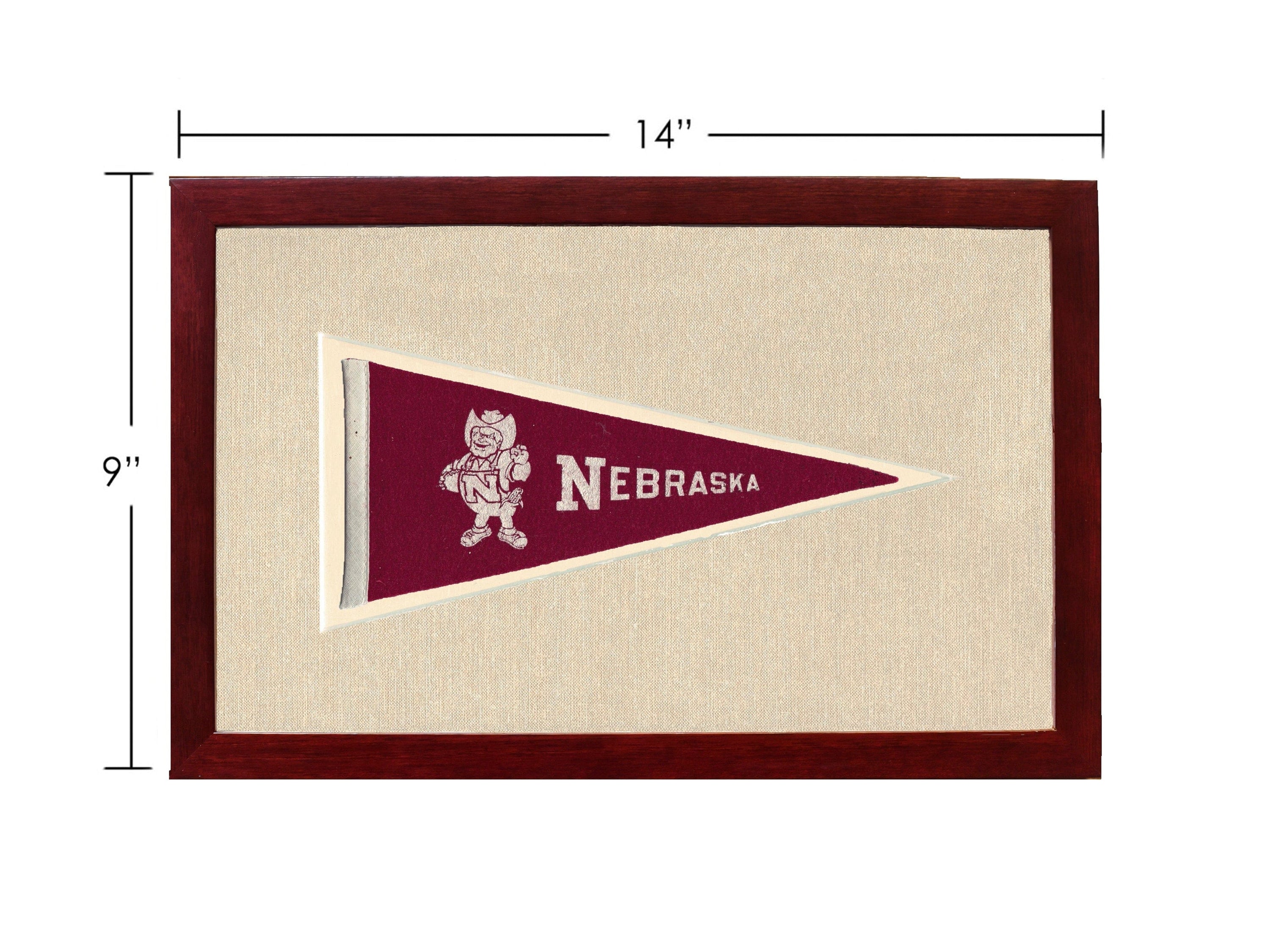 Americana Memories Vintage Pennants and Memorabilia Vintage University of Nebraska Pennant