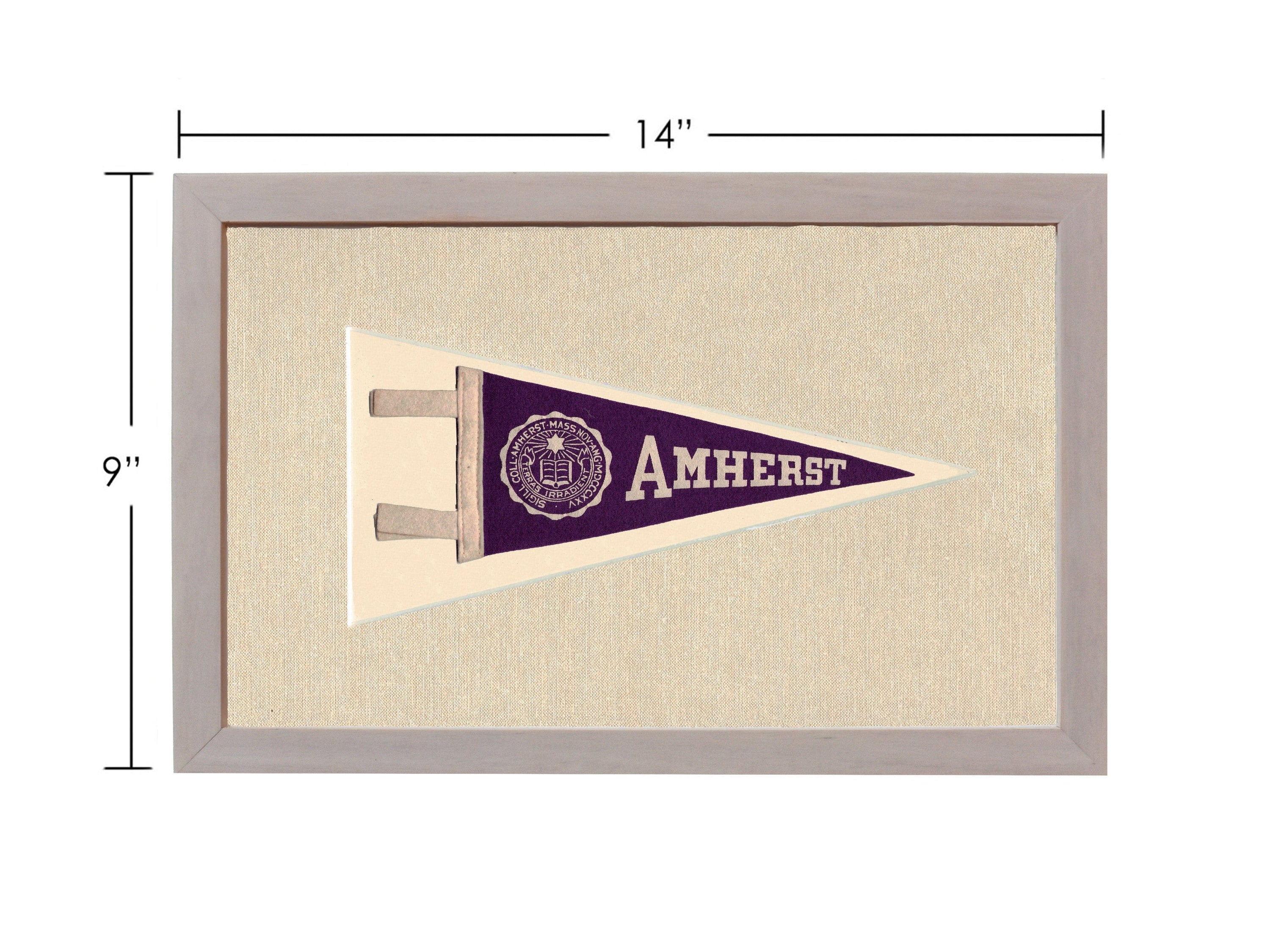 Americana Memories Vintage Pennants and Memorabilia Vintage Amherst College Pennant