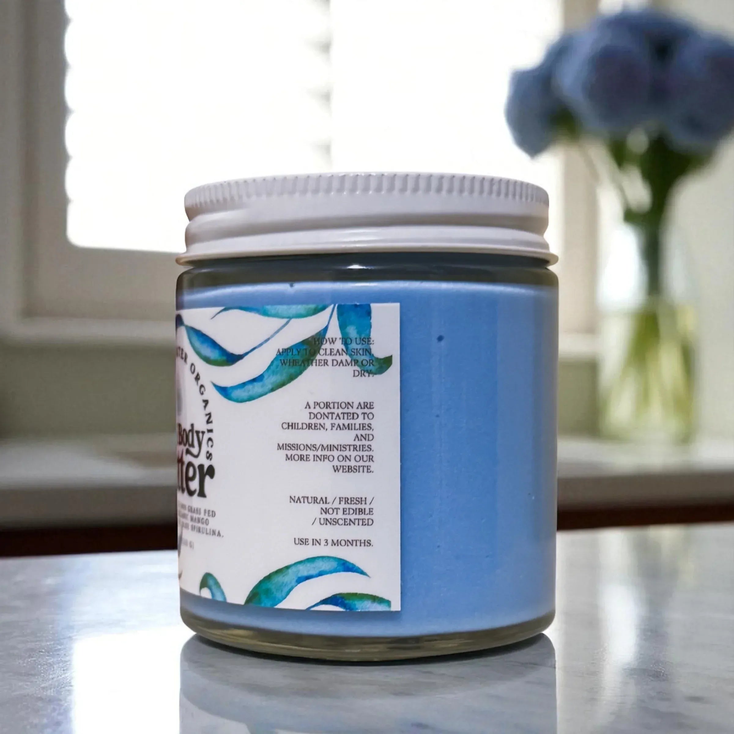 Beachy Blue Spirulina Tallow Body Butter