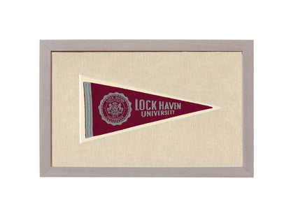 Americana Memories Vintage Pennants and Memorabilia Vintage Lock Haven University Pennant