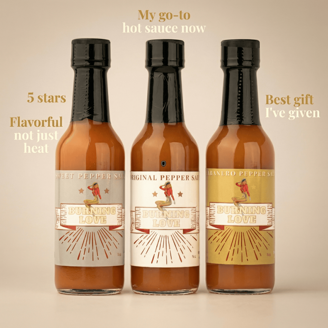The Lady May Hot Sauce Gift Sets Lady May’s Hot Sauce 3-Pack Bundle