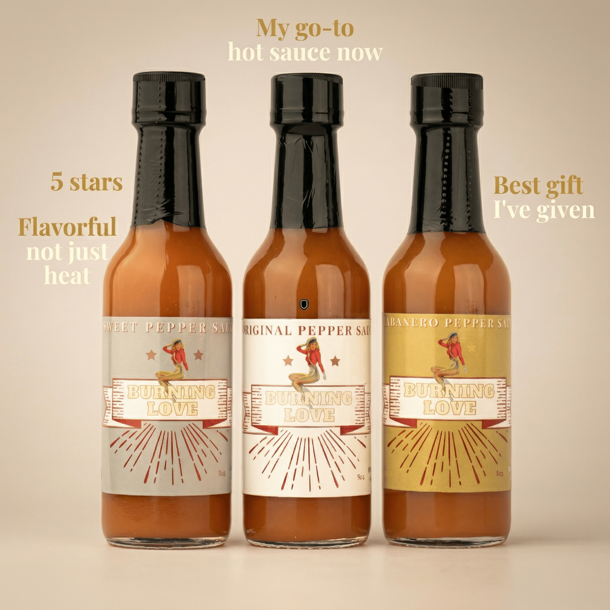 The Lady May Hot Sauce Gift Sets Lady May’s Hot Sauce 3-Pack Bundle