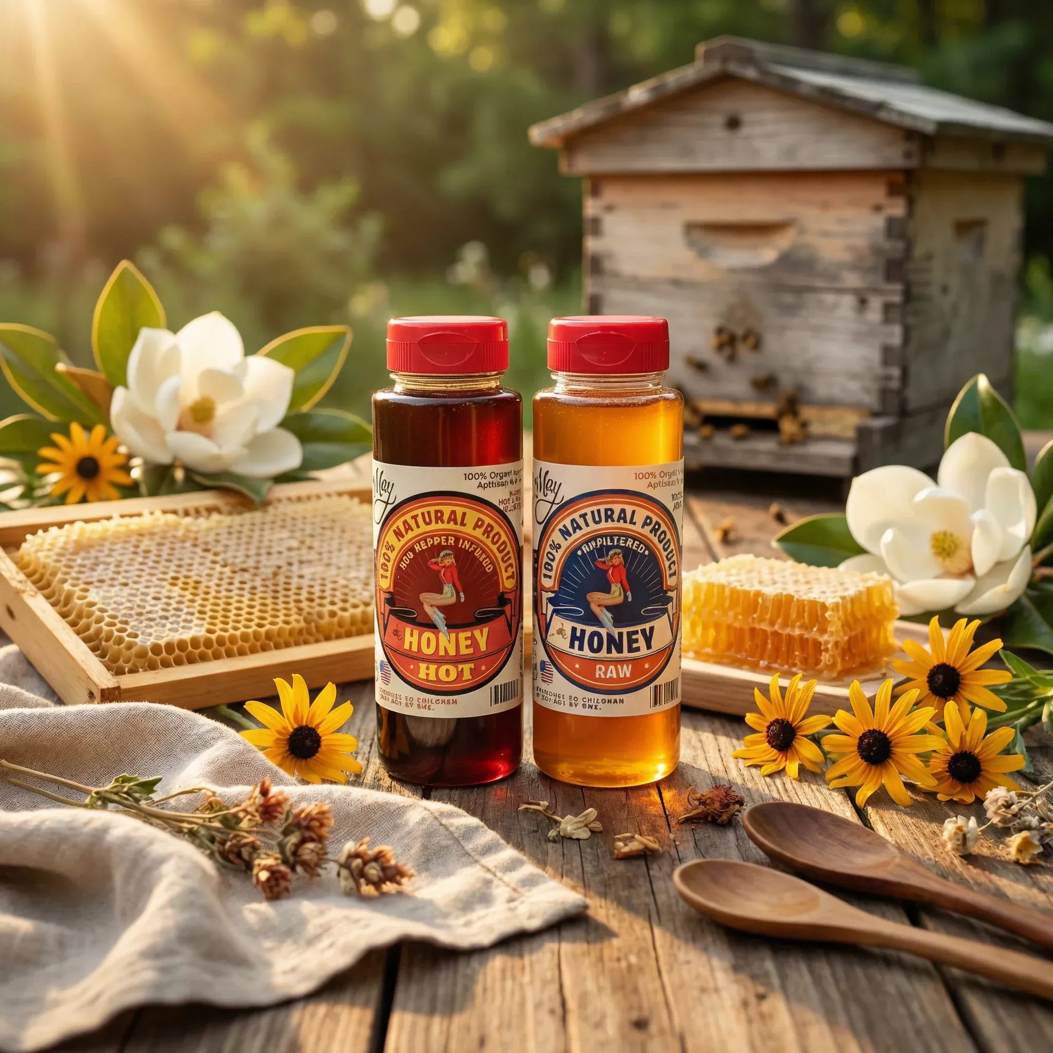 The Lady May Honey Gift Sets Sweet Heat Honey Duo