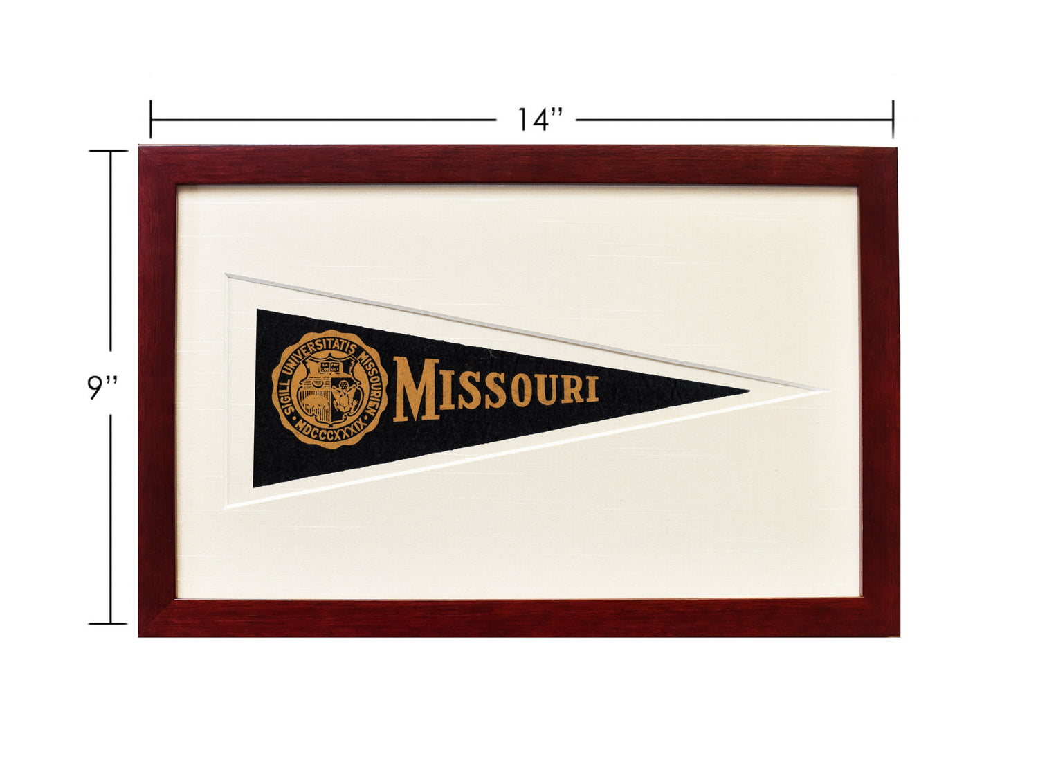 Vintage University of Missouri Hormel Pennant