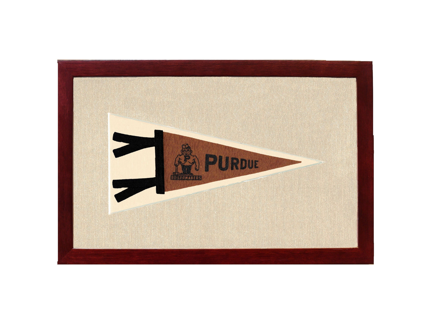 Americana Memories Vintage Pennants and Memorabilia Vintage Purdue Pennant