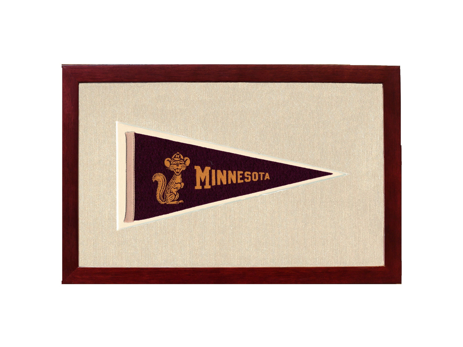 Americana Memories Vintage Pennants and Memorabilia Vintage Minnesota Pennant