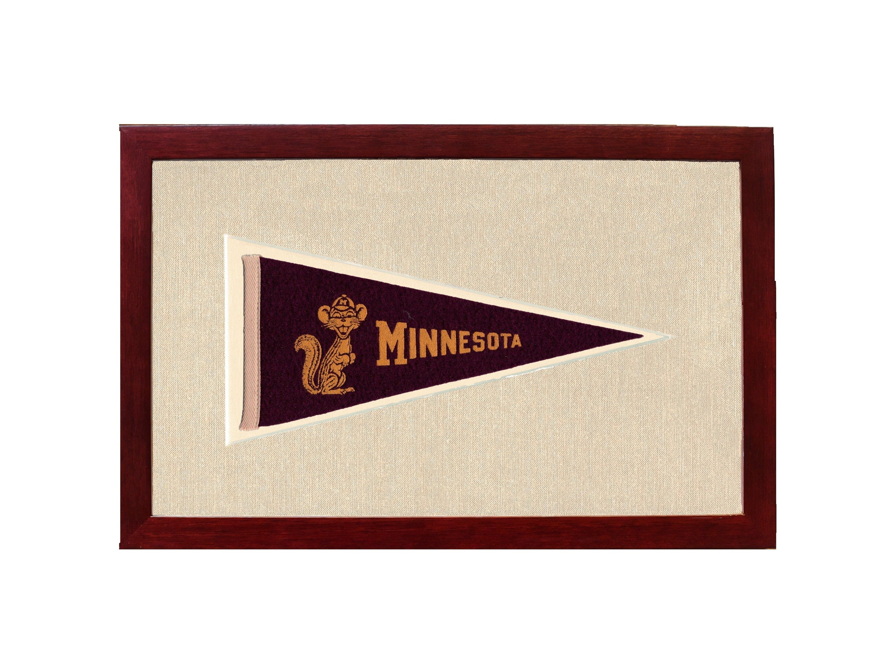 Americana Memories Vintage Pennants and Memorabilia Vintage Minnesota Pennant