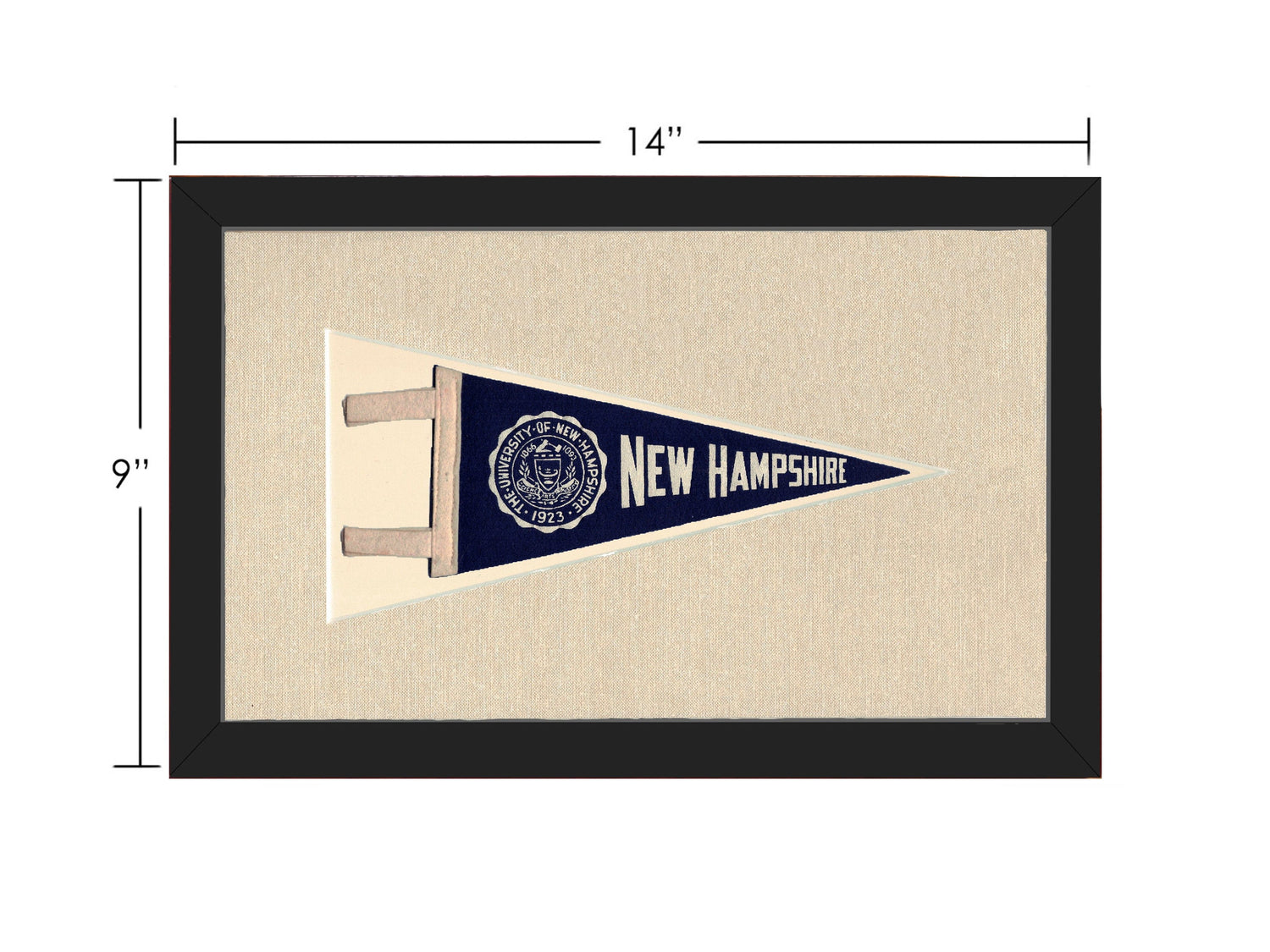 Americana Memories Vintage Pennants and Memorabilia Vintage University of New Hampshire Pennant