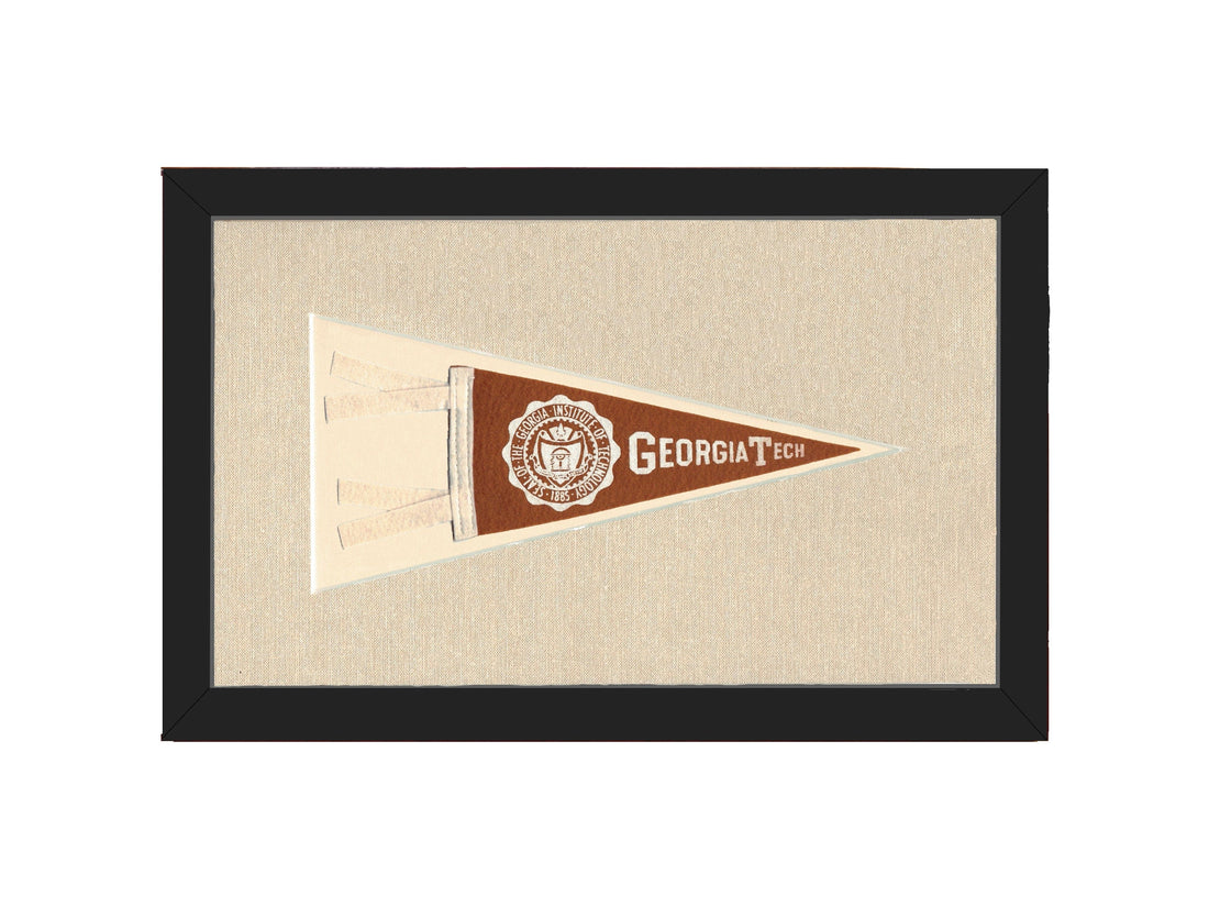 Americana Memories Vintage Pennants and Memorabilia Vintage Georgia Tech Pennant