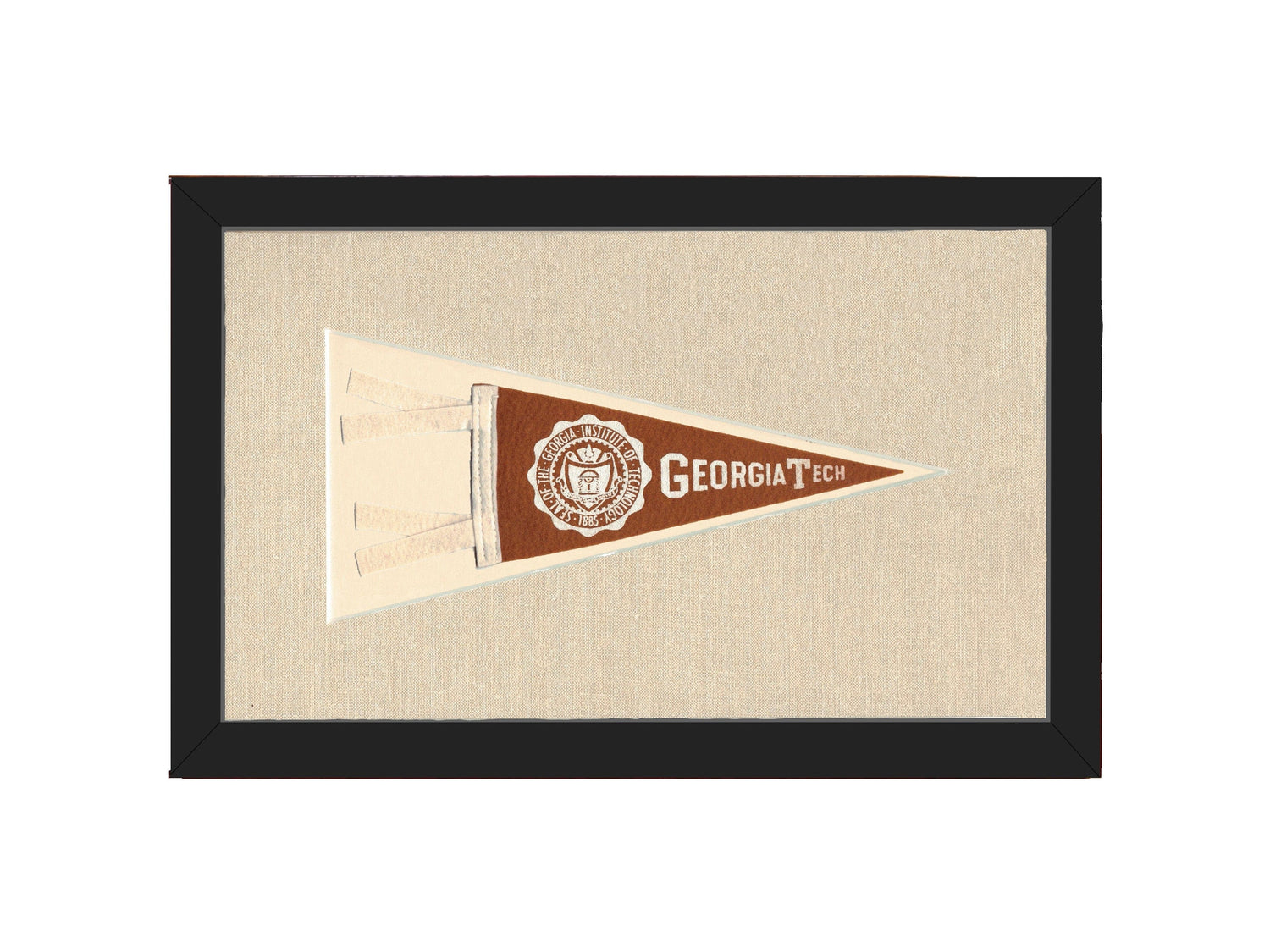 Americana Memories Vintage Pennants and Memorabilia Vintage Georgia Tech Pennant