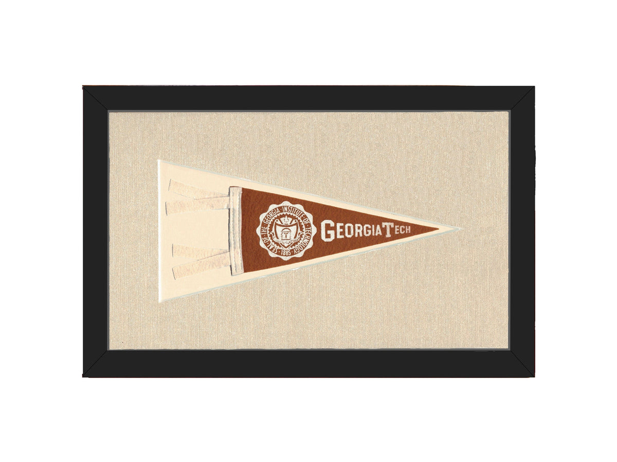Americana Memories Vintage Pennants and Memorabilia Vintage Georgia Tech Pennant