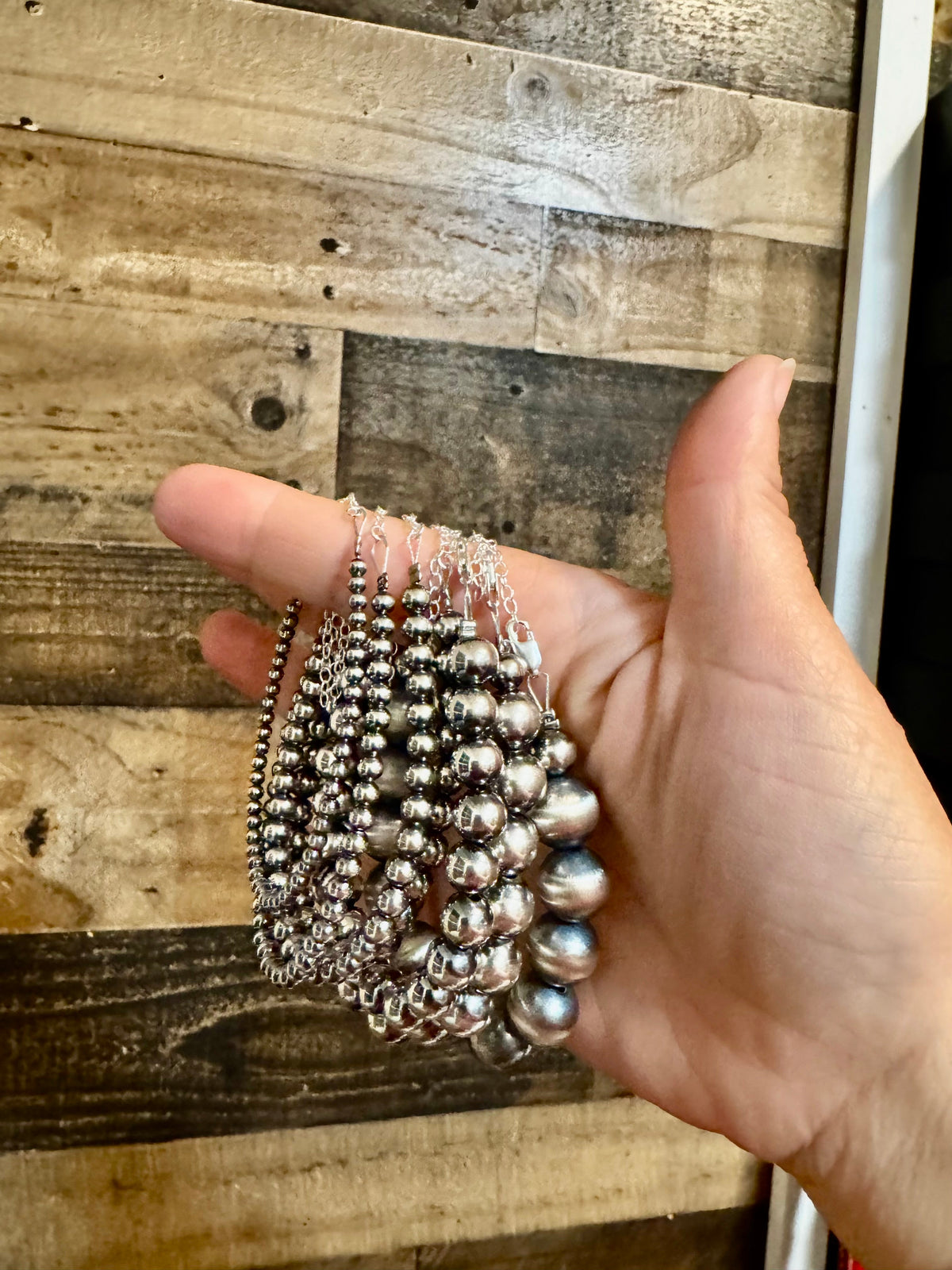 Sterling Silver Pearl Bracelet