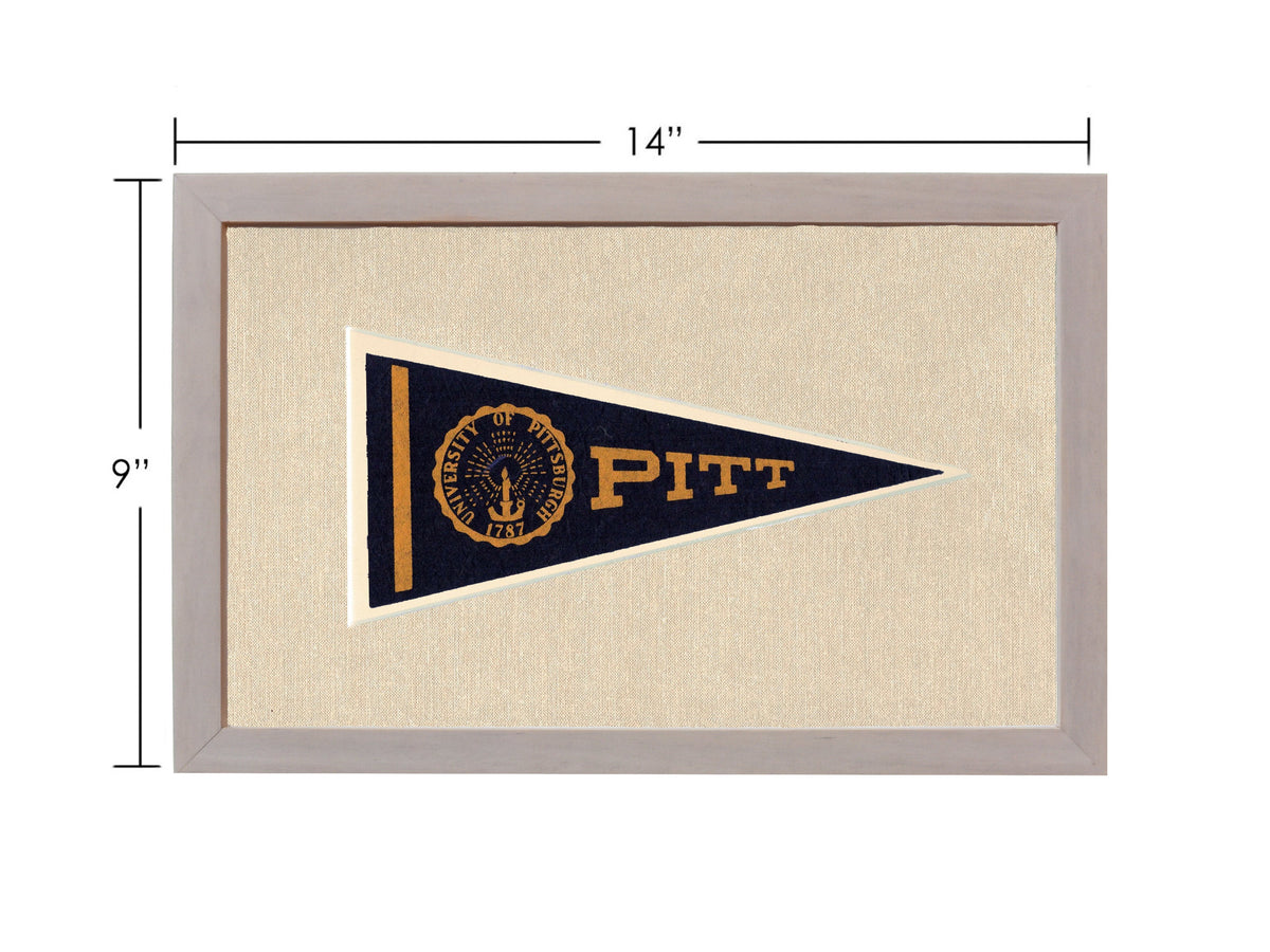 Vintage University of Pittsburgh Pennant