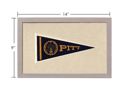 Vintage University of Pittsburgh Pennant