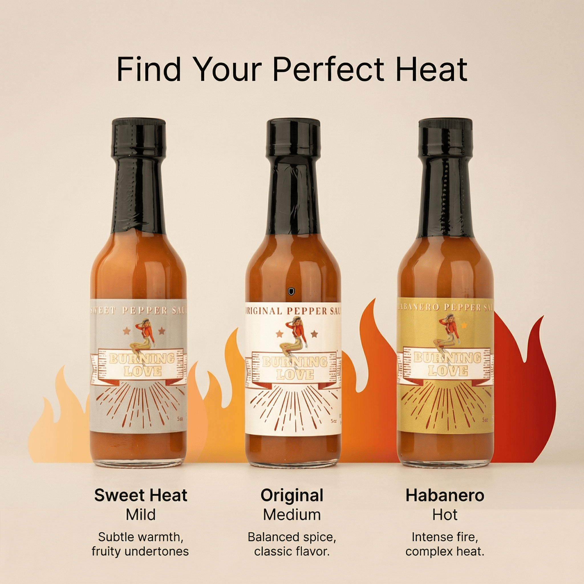 The Lady May Hot Sauce Gift Sets Lady May’s Hot Sauce 3-Pack Bundle