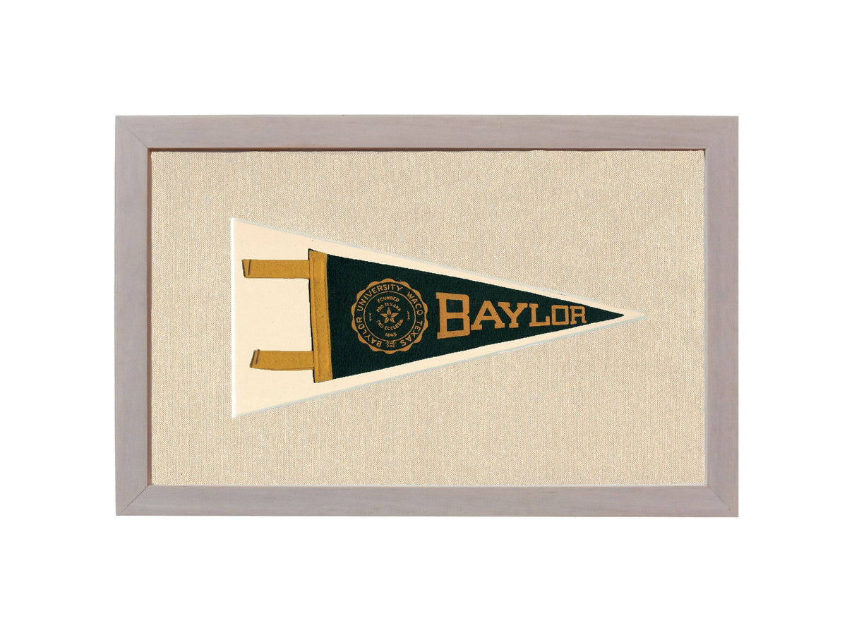 Americana Memories Vintage Pennants and Memorabilia Vintage Baylor University Pennant