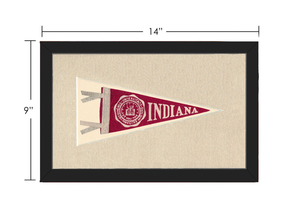 Americana Memories Vintage Pennants and Memorabilia Vintage University of Indiana Pennant