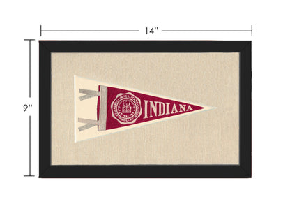 Americana Memories Vintage Pennants and Memorabilia Vintage University of Indiana Pennant