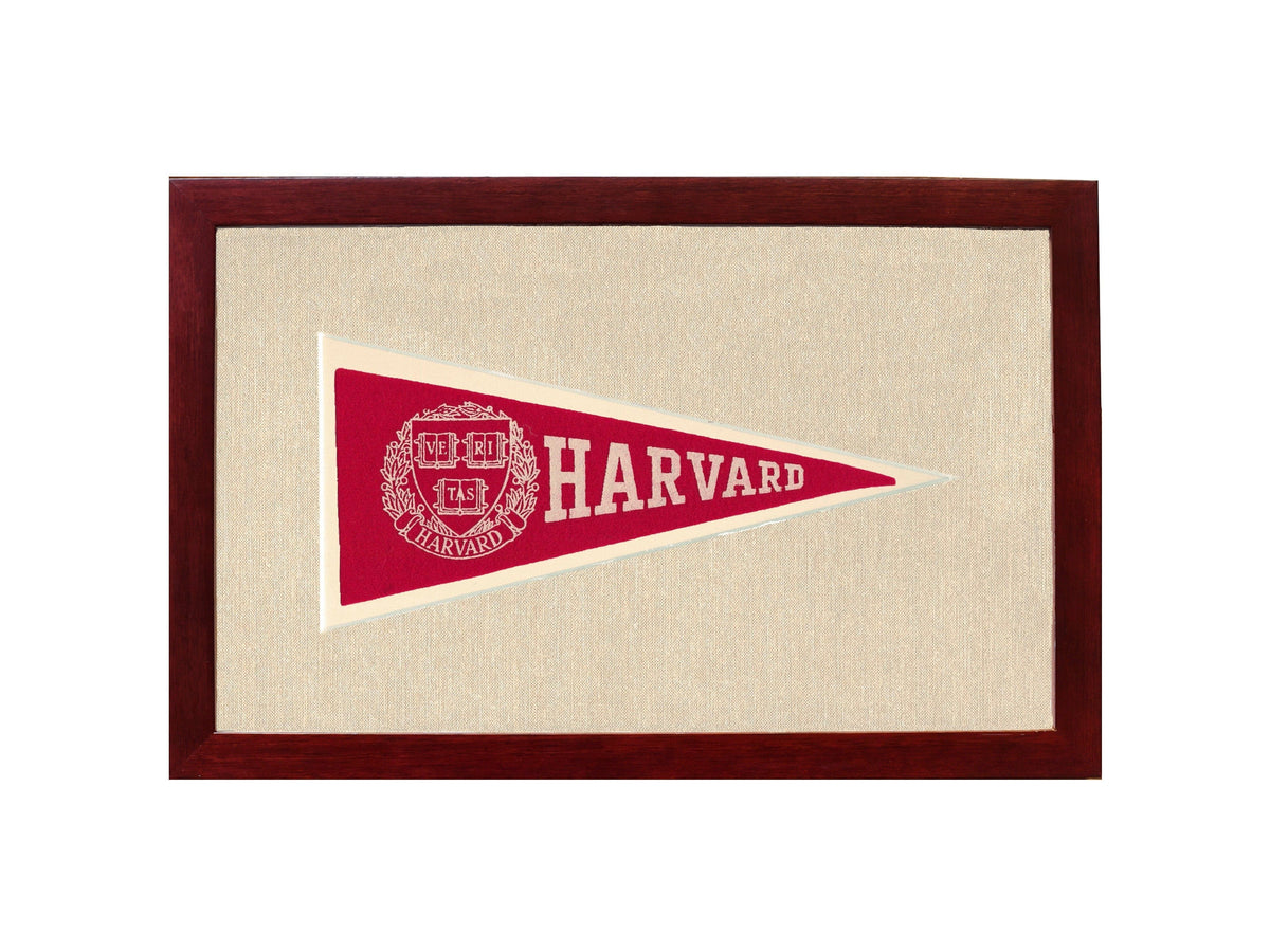 Americana Memories Vintage Pennants and Memorabilia Vintage Harvard Pennant