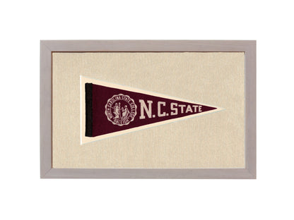 Americana Memories Vintage Pennants and Memorabilia Vintage NC State Pennant