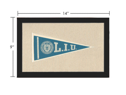 Americana Memories Vintage Pennants and Memorabilia Vintage Long Island University Pennant