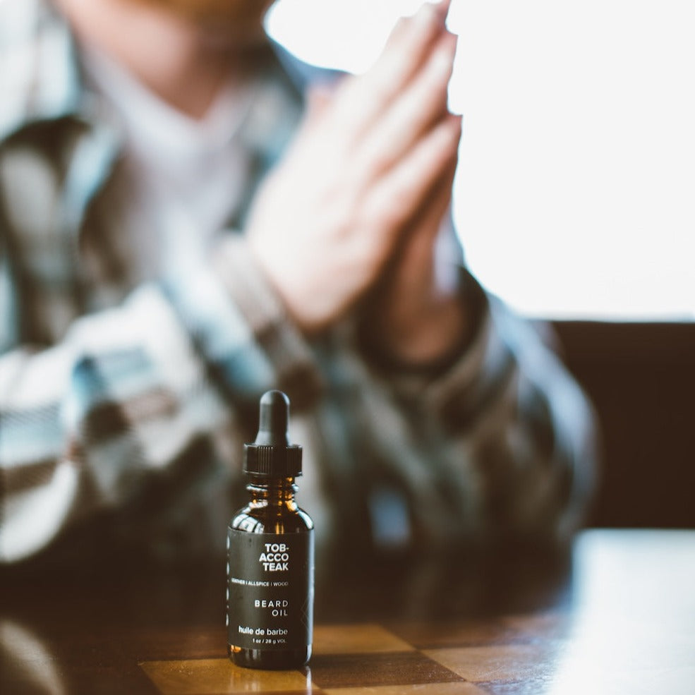 Tobacco Teak Beard Oil - My American Goods