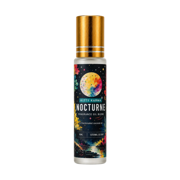 Nocturne Perfume Oil Roller | Amber & Musk | Kitty Karma Studio