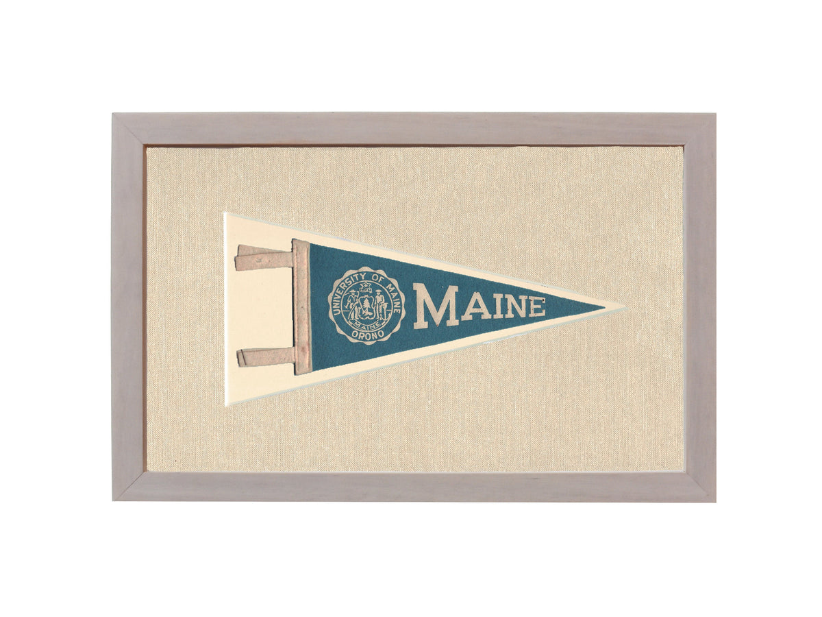 Vintage University of Maine Pennant