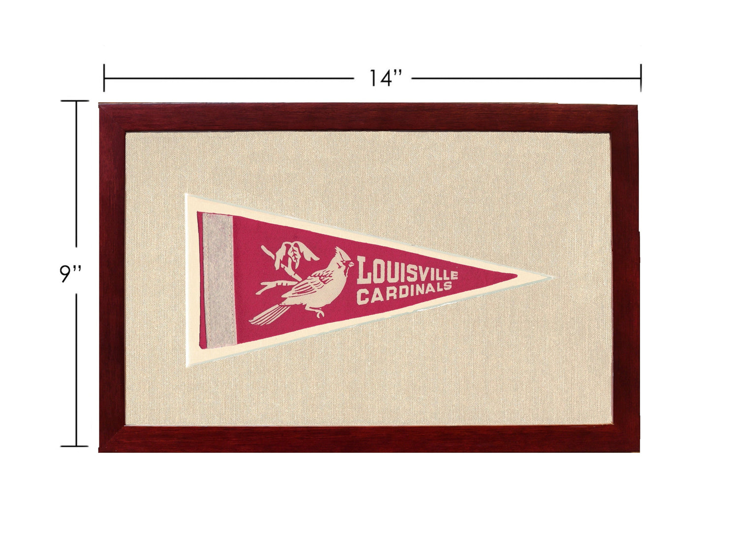 Americana Memories Vintage Pennants and Memorabilia Vintage University of Louisville Pennant