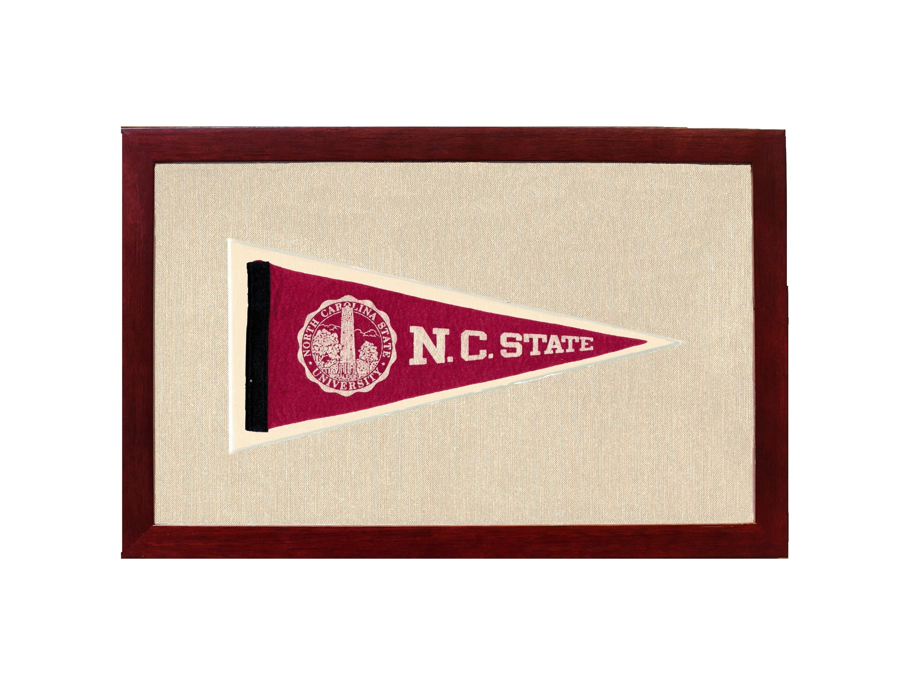 Americana Memories Vintage Pennants and Memorabilia Vintage NC State Pennant