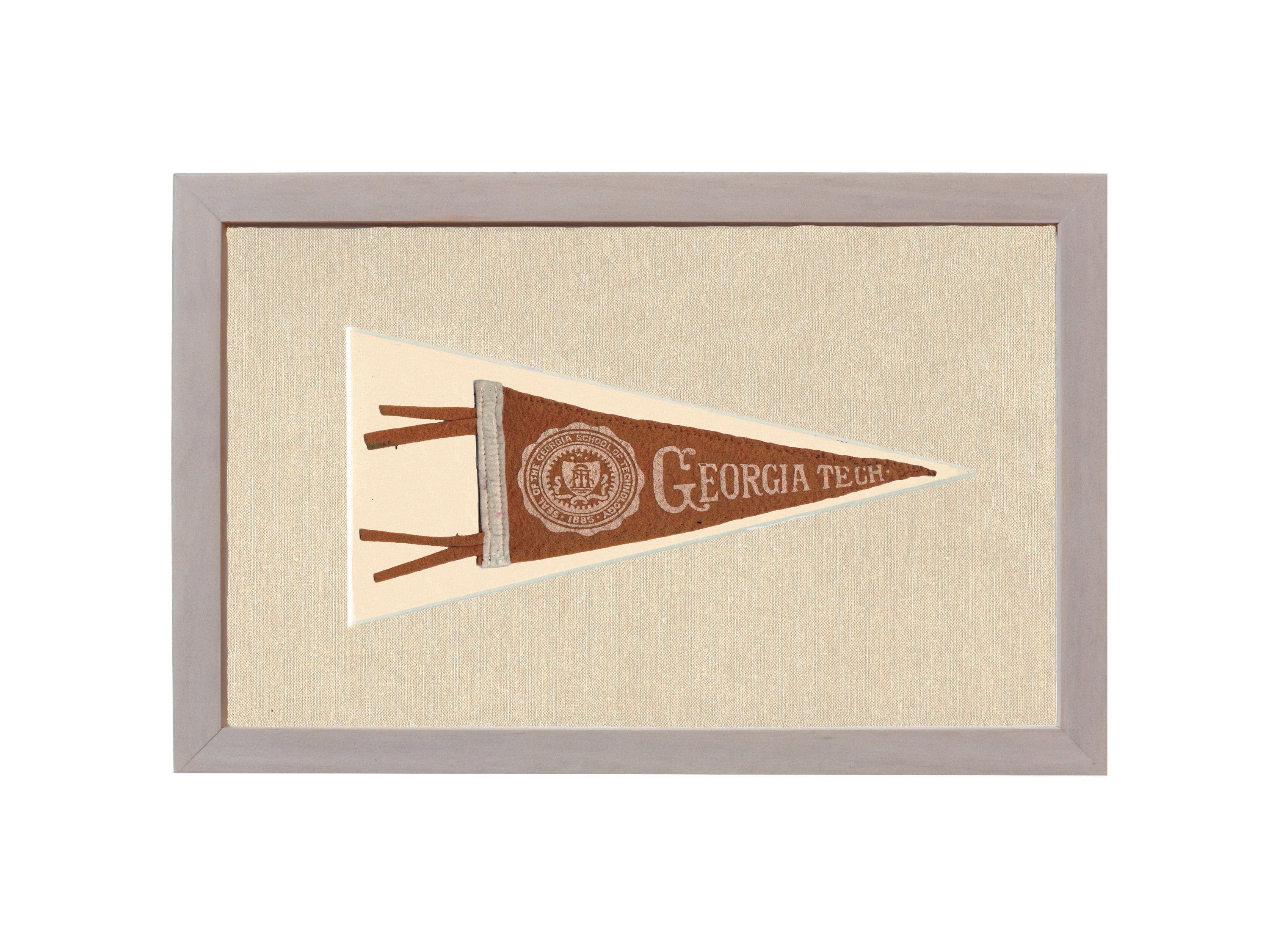 Americana Memories Vintage Pennants and Memorabilia Vintage Georgia Tech Pennant