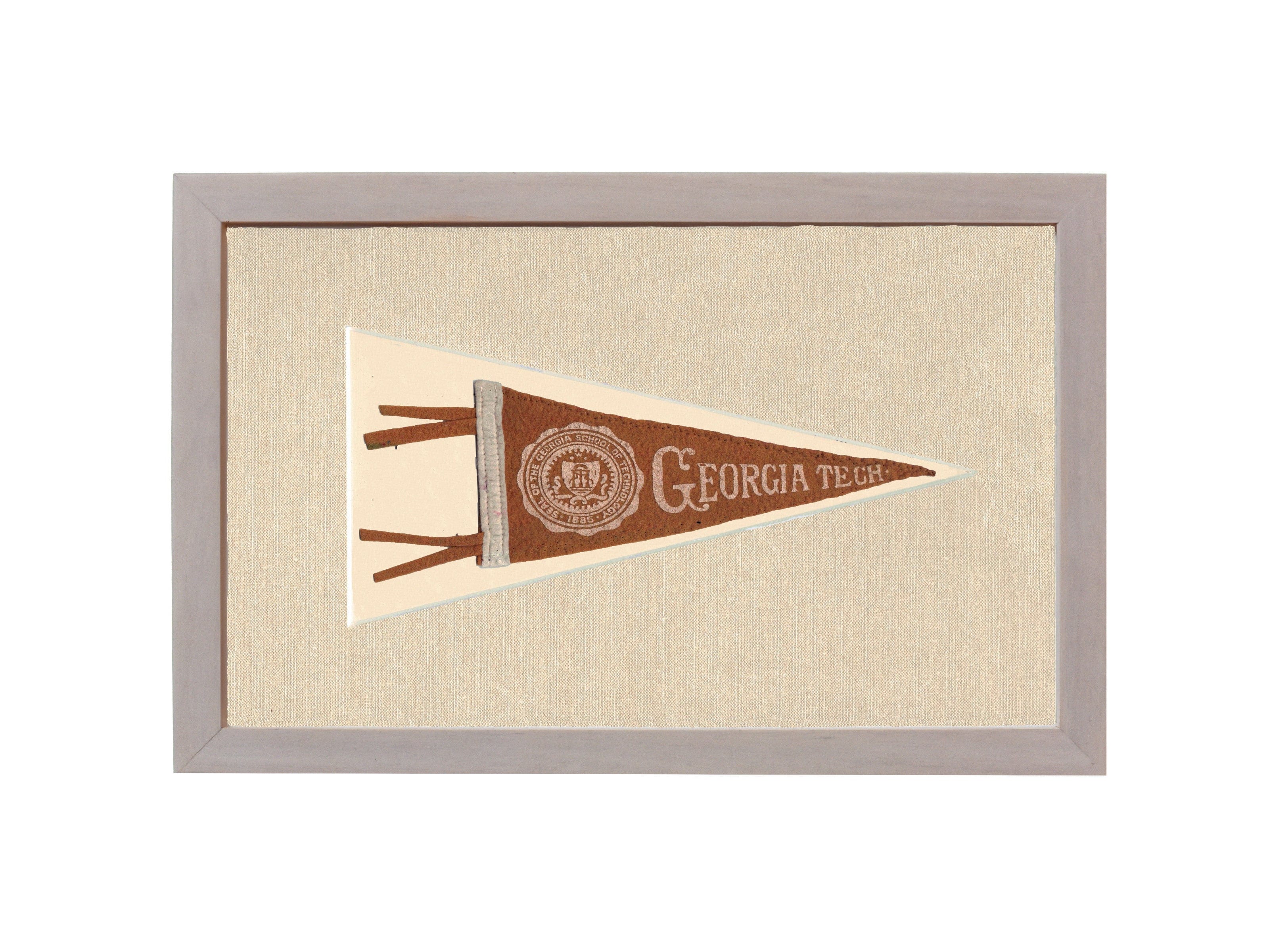 Americana Memories Vintage Pennants and Memorabilia Vintage Georgia Tech Pennant