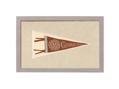 Americana Memories Vintage Pennants and Memorabilia Vintage Georgia Tech Pennant