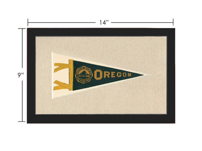 Americana Memories Vintage Pennants and Memorabilia Vintage University of Oregon Pennant