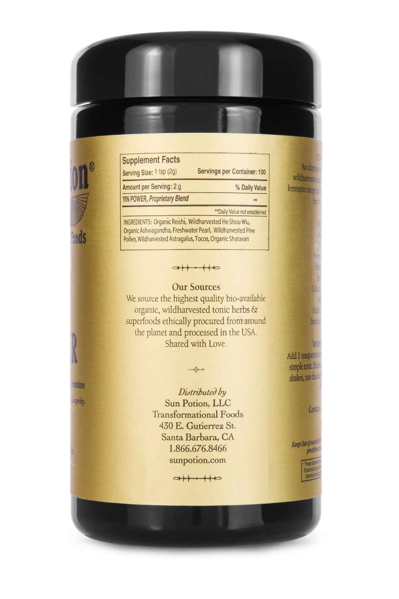 Sun Potion Adaptogen YIN POWER