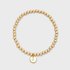 Cuffed by Nano LLC SMALL - 6.5" / a Old English Initial Juno Bracelet