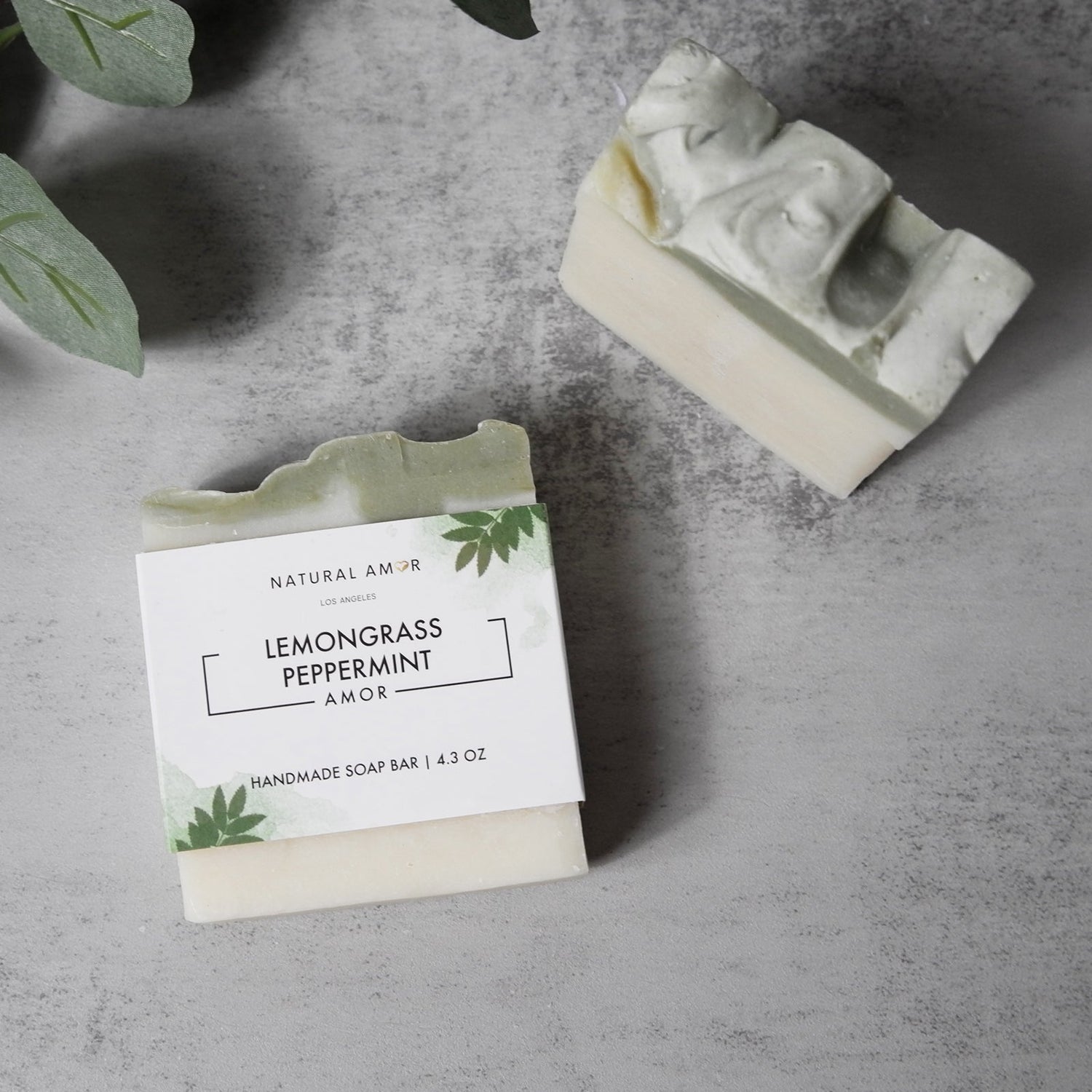 Lemongrass Peppermint Soap Bar - My American Goods